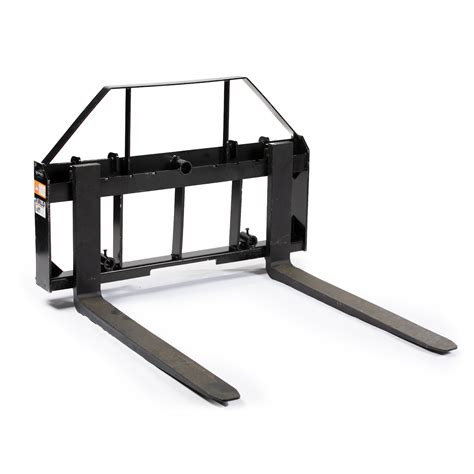 skid steer fork frame|fork attachment for skid steer.